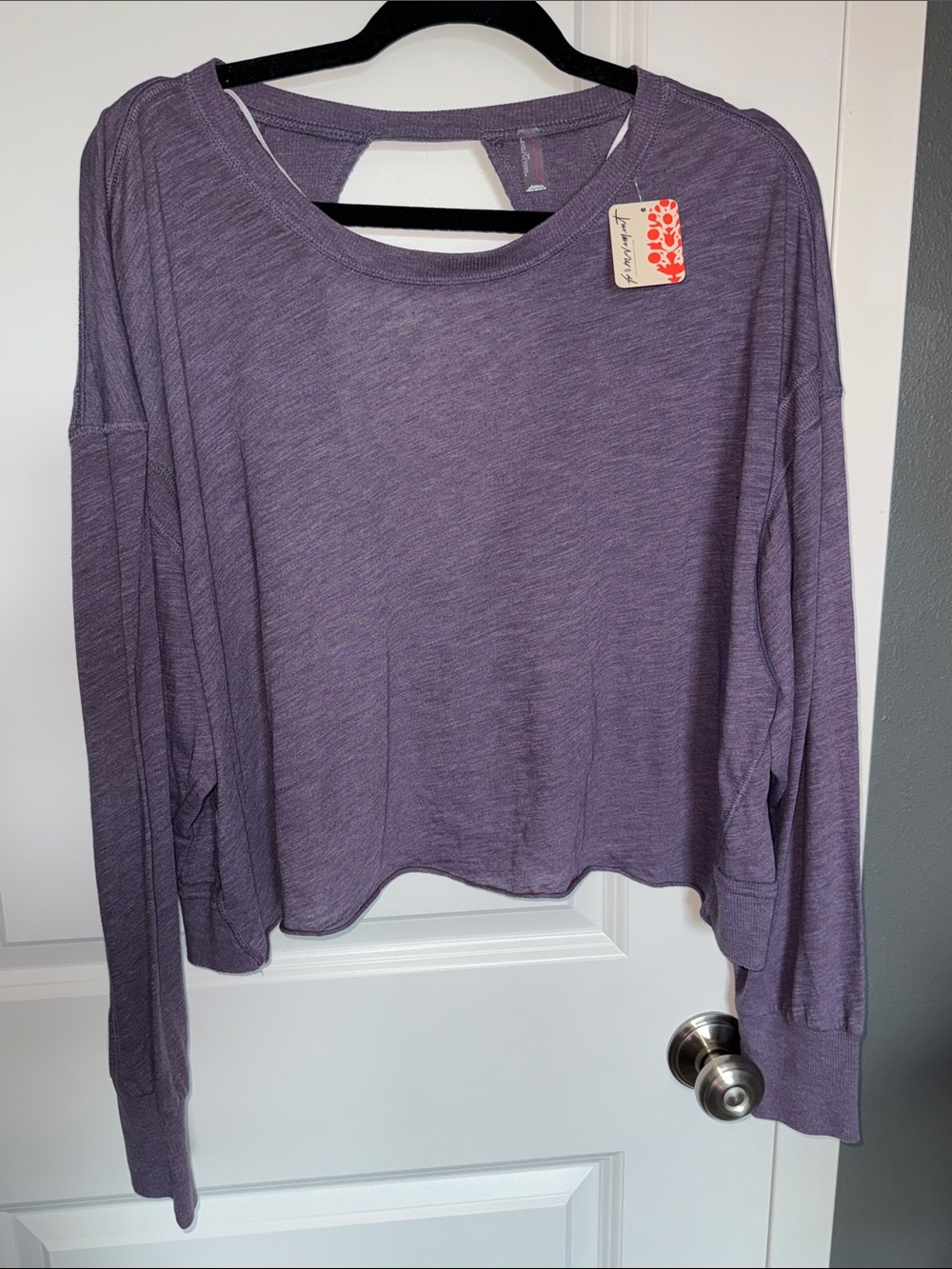 FP Movement My Time by Free People Relaxed Long-Sleeve Top - graphite